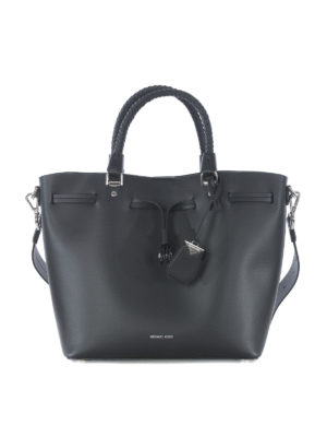MICHAEL KORS: Secchielli - Secchiello Blakely M in pelle nera