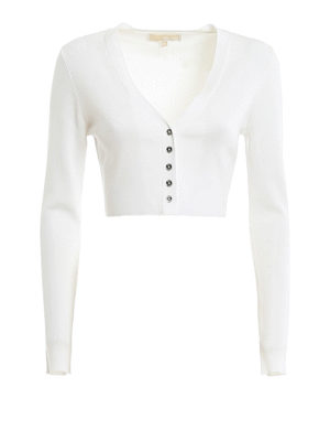 MICHAEL KORS: Cárdigans - Cárdigan - Blanco