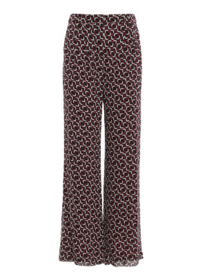 MICHAEL KORS: Pantalones casual - Pantalón Casual - Granate