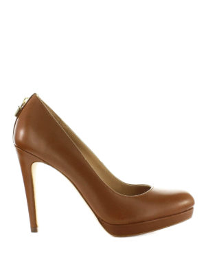 MICHAEL KORS: scarpe décolleté - Décolleté Antoinette in pelle con plateau