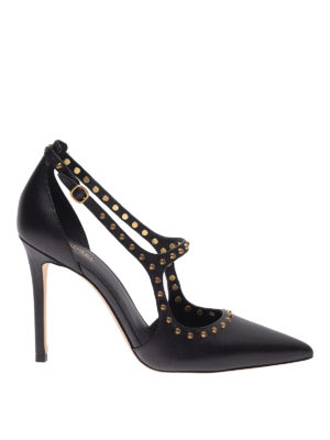 MICHAEL KORS: court shoes - Ava studded leather pumps