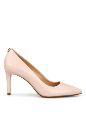 MICHAEL KORS: scarpe décolleté - Décolleté Dorothy in pelle goffrata rosa