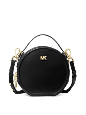MICHAEL KORS: borse a tracolla - Borsa Delaney media nera