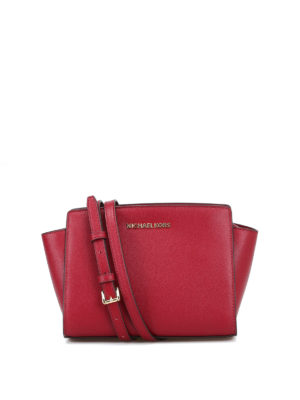 MICHAEL KORS: borse a tracolla - Tracolla Selma media in pelle