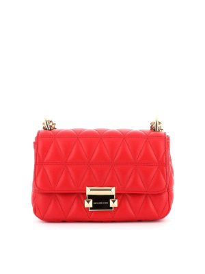 MICHAEL KORS: cross body bags - Small Sloan matelassé leather bag