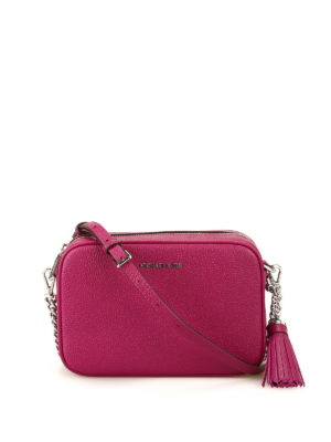 MICHAEL KORS: borse a tracolla - Borsa a tracolla in pelle con nappina