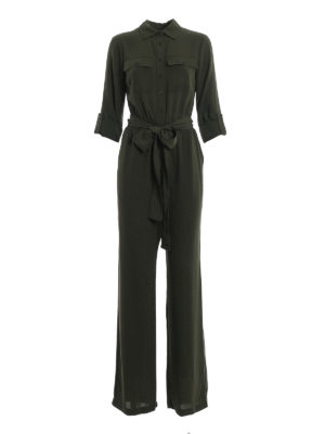 MICHAEL KORS: Jumpsuits - Jumpsuit - Dunkelgrün