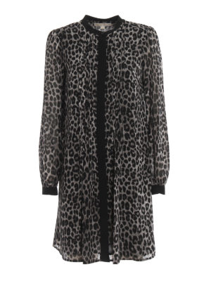 MICHAEL KORS: Vestidos media pierna - Vestido Midi - Estampado Animalier