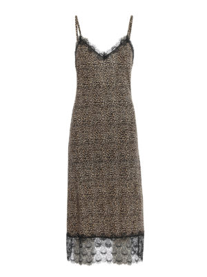 MICHAEL KORS: Vestidos media pierna - Vestido Midi - Estampado Animalier