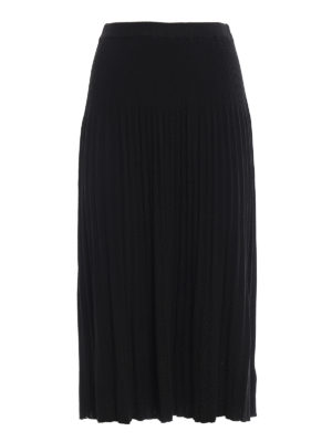 MICHAEL KORS: Faldas media pierna y semilargas - Falda Semilarga - Negro