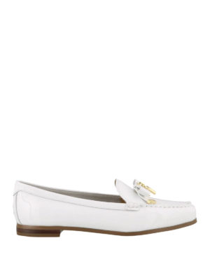 MICHAEL KORS: Mocassini e slippers - Mocassini in vernice con fiocco e lucchetto