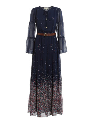 MICHAEL KORS: Vestidos largos - Vestido Largo - Azul Oscuro