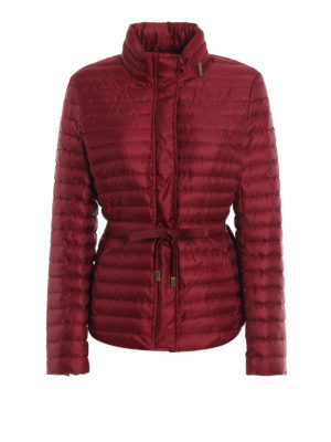 MICHAEL KORS: padded jackets - Grosgrain trimmed puffer jacket