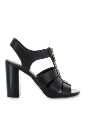 MICHAEL KORS: sandali - Sandali Damita in pelle con tacco