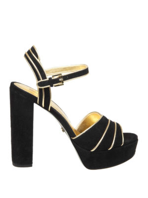 MICHAEL KORS: sandali - Sandali Harper in camoscio