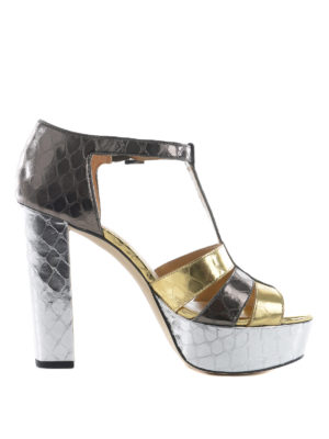 MICHAEL KORS: sandali - Sandali stampa rettile