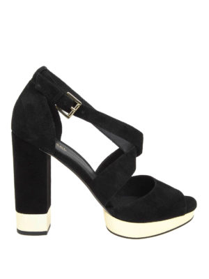 MICHAEL KORS: sandali - Sandali Valerie in suede