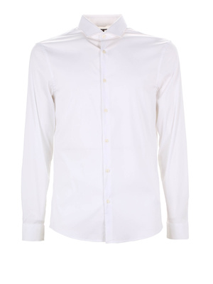 MICHAEL KORS: camicie - Camicia slim fit in cotone stretch