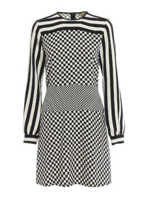 MICHAEL KORS: short dresses - Mixed geometrical print dress