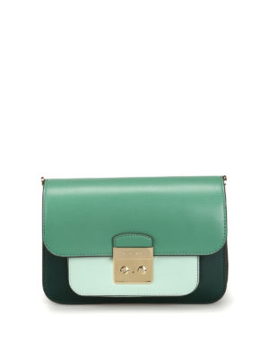 MICHAEL KORS: borse a spalla - Borsa Sloan Editor L in pelle tricolore