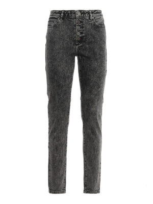 MICHAEL KORS: Jeans Rectos - Vaqueros Rectos - Negro