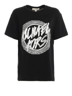 MICHAEL KORS: Camisetas - Camiseta - Negro