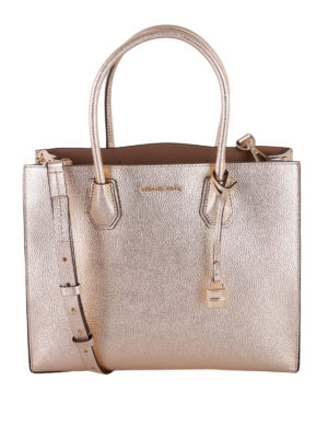MICHAEL KORS: shopper - Borsa shopping in pelle martellata laminata