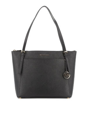 MICHAEL KORS: totes bags - Voyager black large tote