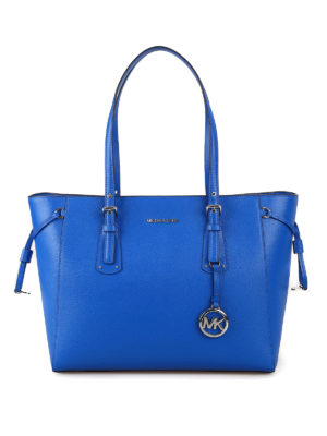 MICHAEL KORS: shopper - Shopper Voyager media in pelle