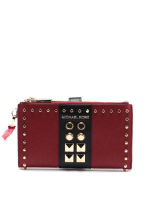 MICHAEL KORS: Portemonnaies und Geldbörsen - Portemonnaie - Bordeaux