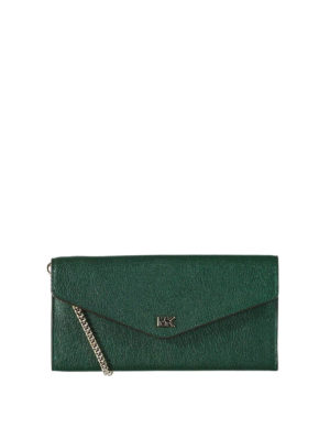 MICHAEL KORS: portafogli - Portafoglio in pelle a grana con bustina