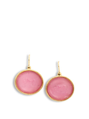 Michelangelo: Earrings - Glass paste intaglio earrings