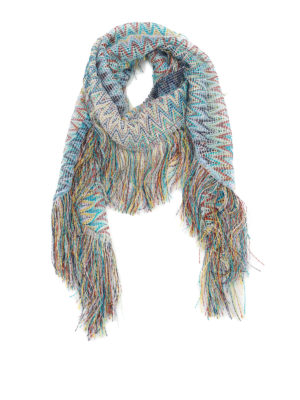Missoni: Stoles & Shawls - See-through multicolour shawl