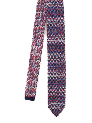 MISSONI: cravatte e papillion - Cravatta in misto seta lavorata a maglia