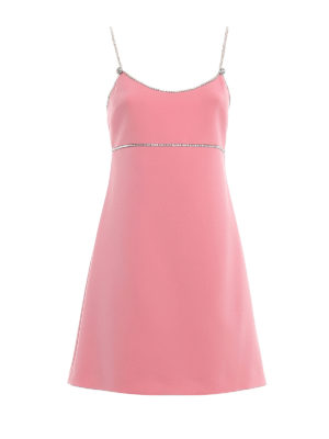 MIU MIU: Vestidos de cóctel - Vestido De Cóctel - Rosado