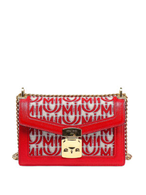 MIU MIU: borse a tracolla - Borsa a tracolla Confidential jacquard
