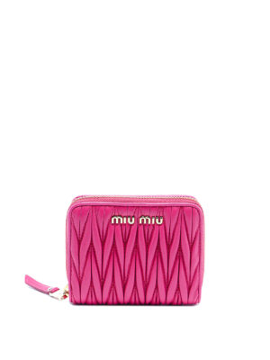 MIU MIU: Carteras y monederos - Carteras Y Monederos - Fucsia