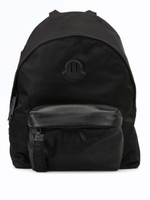 MONCLER: zaini - Zaino Pelmo nero