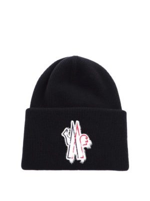 MONCLER: Mützen - Mütze - Schwarz