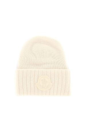 MONCLER: Mützen - Mütze - Weiß