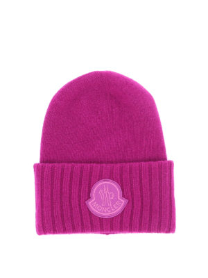 MONCLER: Gorros - Gorro - Púrpura