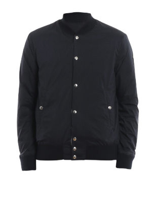 MONCLER: bombers - Cotton and nylon reversible bomber jacket