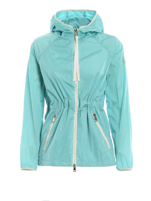 MONCLER: casual jackets - Eau hooded windbreaker