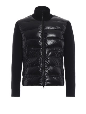 MONCLER: giacche casual - Giubbotto in lana e nylon imbottito