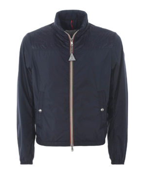 MONCLER: giacche casual - Giubbotto Portneuf in nylon blu