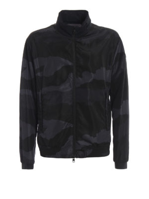 MONCLER: giacche casual - Giubbotto Theodore in nylon camouflage