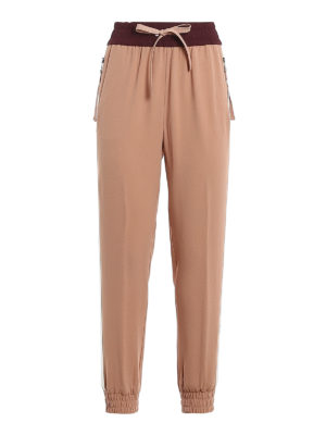 MONCLER: Pantalones casual - Pantalón Casual - Rosado