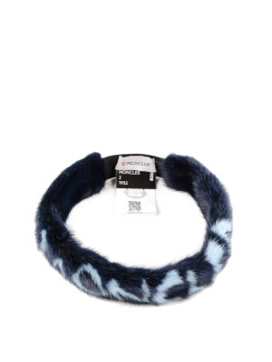 MONCLER: accessori per capelli - Fascia in pelliccia Moncler 2 Genius