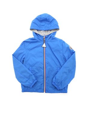 MONCLER JR: casual jackets - New Urville jacket in turquoise