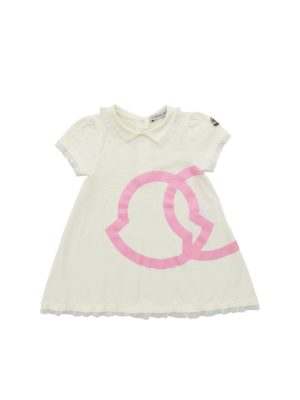 MONCLER JR: Vestidos - Vestido - Crema